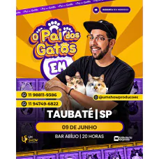 ANDRE ASSUNÇÃO O PAI DOS GATOS EM TAUBATE