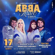 ABBA ALIVE - O Tributo + Próximo do Original