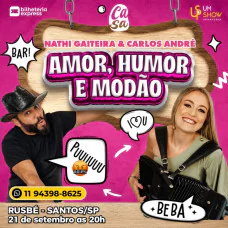 Nathi Gaiteira em Santos - Amor, Humor e Modão