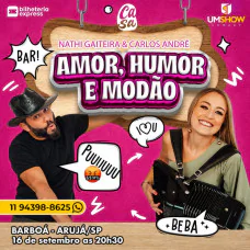 Nathi Gaiteira em Arujá - Amor, Humor e Modão