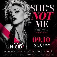 She's Not Me - Tributo à Madonna