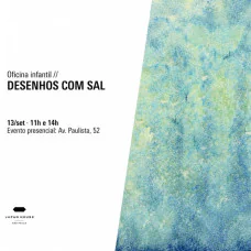 Oficina infantil - Desenhos com sal