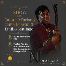 Cantor M'Ariano canta D'Javan & Emílio Santiago