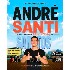 André Santi em Santos no Rusbé
