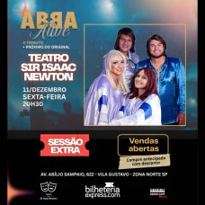 ABBA ALIVE - O Tributo + Próximo do Original