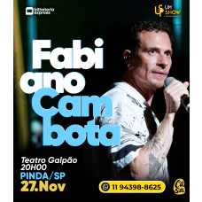 Fabiano Cambota em Pindamonhangaba