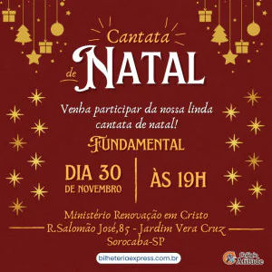 Cantata de Natal - 19h