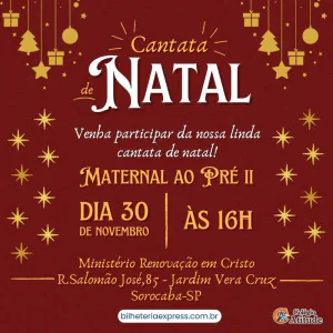 Cantata de Natal - 16h