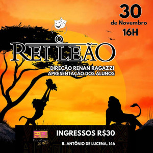 O Rei leão - Escola Tearte