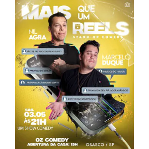 NIL AGRA e MARCELO DUQUE EM OSASCO - MAIS QUE UM REELS - CANCELADO