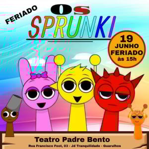 OS SPRUNKIS NO TEATRO
