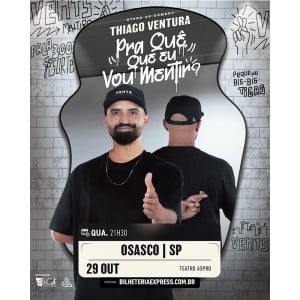 THIAGO VENTURA - PRA QUE EU EU VOU MENTIR?