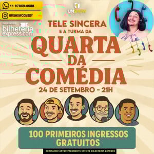 TELE SINCERA COM A TURMA DA QUARTA DA COMÉDIA EM GUARULHOS