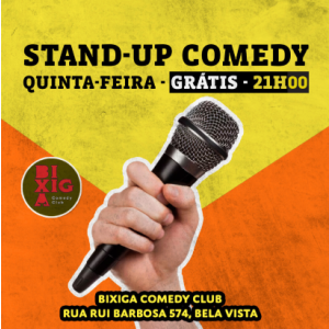 GRÁTIS: QUINTA DA COMÉDIA - 21h00 (Ingressos limitados)