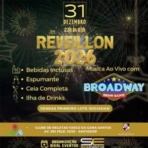 RÉVEILLON 2026 - Clube de Regatas Vasco da Gama