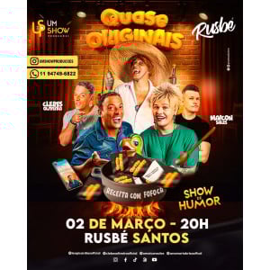 QUASE ORIGINAIS LEO PICADIAS E ANA MARIA BRISA EM SANTOS