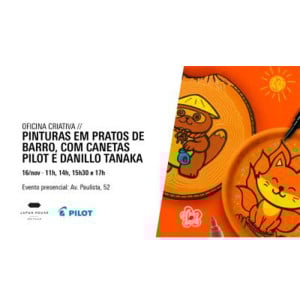  Oficina Criativa // Pinturas em Pratos de Barro com Canetas Pilot e Danillo Tanaka