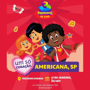 3 PALAVRINHAS EM AMERICANA - UM SÓ CORAÇÃO