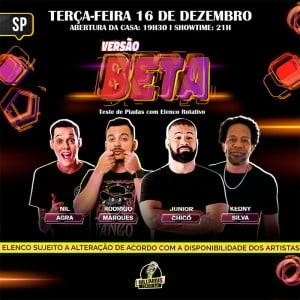 Nil Agra, Rodrigo Marques e Kedny Silva - Versão Beta