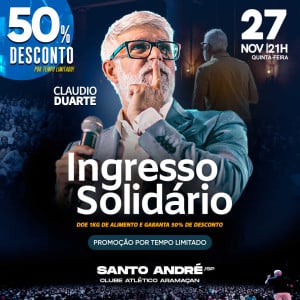 Claudio Duarte em Santo André - Palestra Inédita