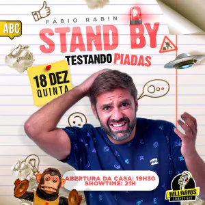 Fábio Rabin - Stand By Testando Piadas