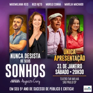 NUNCA DESISTA DOS SEUS SONHOS