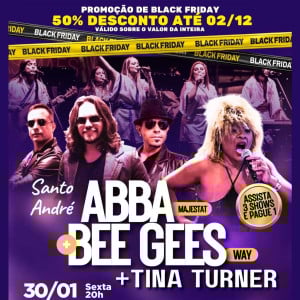 Abba + Bee Gees Show Tributo em Santo André