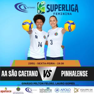 Jogo Superliga B Feminina de Vôlei - SCS X PINHALENSE