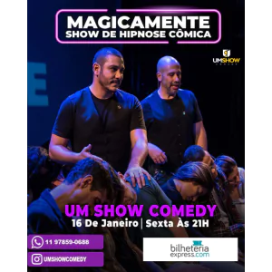MAGICAMENTE SHOW DE HIPNOSE COMICA EM GUARULHOS
