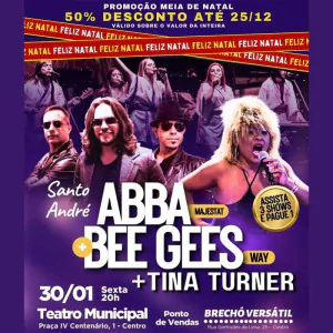 Abba + Bee Gees Show Tributo em Santo André