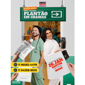 Enfermeira Jussara e Gabriel Castanheira em Santos