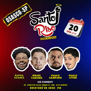 SANTO RISO EM OSASCO - HUMOR PRA FAMÍLIA