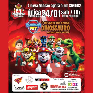 Patrulha Pet em Santos - O Resgate do amigo Dinossauro