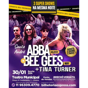 Abba + Bee Gees Show Tributo em Santo André