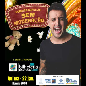 Rodrigo Capella em São Sebastião - Stand Up Sem Moderação