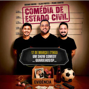 ARIANO BRUXO, ALAN PORTES E PEDRO SANTOS EM GUARULHOS