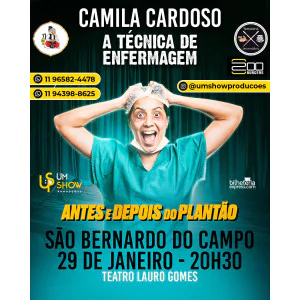 CAMILA CARDOSO EM SÃO BERNARDO - A TECNICA DE ENFERMAGEM