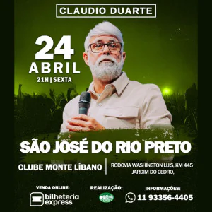 Claudio Duarte em São José do Rio Preto