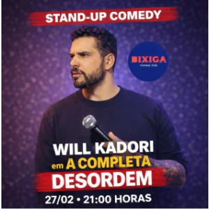 Will Kadori em A completa Desordem - Stand up no Bixiga Comedy