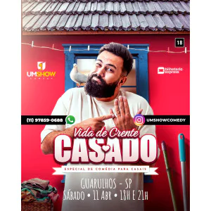 DOUGLAS DI LIMA EM GUARULHOS - VIDA DE CRENTE CASADO