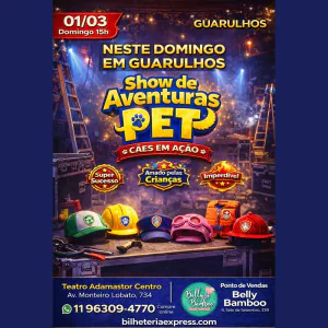 Show de Aventuras Pet - Cães em Ação