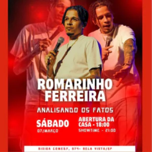 Romarinho Ferreira em Analisando os Fatos - Stand Up Comedy