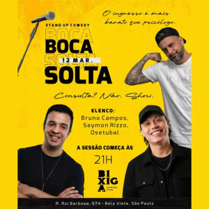 Boca Solta - Comédia Stand up