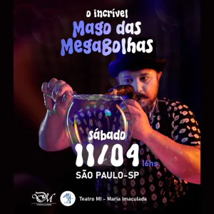 O Mago das Megabolhas no Ipiranga