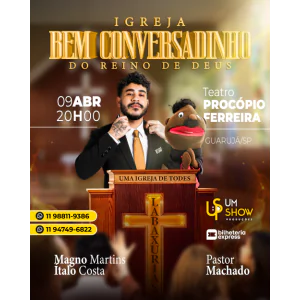 Magno Martins e Pastor Machado no Guarujá