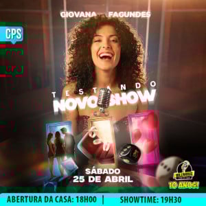 Giovana Fagundes - Testando Novo Show