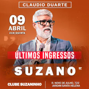 Claudio Duarte em Suzano