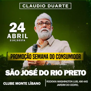 Claudio Duarte em São José do Rio Preto