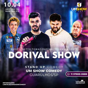 NETTO TOMAZ O DORIVAL E JANSEN SERRA EM GUARULHOS