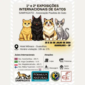 1ª e 2ª Exposições Internacionais de Gatos